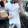 Polos masculino Man com camiseta de colarinho 5xl top No Logo Roupeling Streetwear listrado Camiseta pólo branca para homens de verão curto quarto de manga s