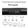 Alto-falantes portáteis sem fio Bluetooth Barra de som Sistema de alto-falantes Super Bass Wired Surround Stereo Home Theater TV Projetor ful BS10BS28ABS28B Z0317 2434