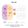 Gevallen DIY vervangende behuizing Joycons Shell Case Set voor Nintendo Switch OLED met rechts links SL SR knoppen Joycons Controller Shell