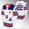 Хоккей США 2024 IIHF World Junior Champions Jersey 8 Sam Rinzel 1 Trey Augustin