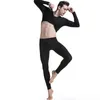 Sous-vêtements thermiques pour hommes KWAN.Z costume élastique Ultra-mince longs Johns Thermo soie translucide pyjamas haut Leggings pour hommes