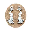 100pcs Antique Srebrne Phoenix Charms Wisianty do biżuterii Naszyjnik i bransoletka 11 5x32mm A-252265H