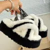 5cm ug chinelos Tasman Tazz Fur Botas Chinelos Plataforma Altura Mulheres Clássico Ultra Mini Plataforma Bota Australiana Inverno Neve Designer Tornozelo Tamanho 35-40