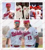 Jersey de béisbol universitario personalizado de la UNLV Eric Bigani Josh Sharman Josh Ibarra Noah Beal Noah Mattera Troy Balko Joey Acosta UNLV Runnin' Rebels Jerseys