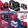 Vente chaude 8 Alex Ovechkin 2023 Maillot de hockey de Washington Capitols Darcy Kuemper Nicklas Backstrom T.J.Oshie Tom Wilson John Carlson Dylan Série de stades de hockey