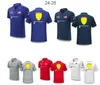T-shirts masculins F1 Racing Polo T-shirt à revers d'équipe d'été avec personnalisé