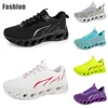 Correndo tênis homens mulheres cinza branco preto verde azul roxo mens treinadores tênis esportivos tamanho 38-45 GAI Color206