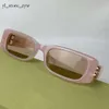 Bb Glasses Balanciaga Designer Balanciaga Sunglasses of Women Fashion Small Rectangle BB Logo Women Men Brand Design Ladies Skinny Outdoor Shopping Shade Retro 721