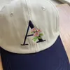 Bollmössor hattar broderade denim blommor bokstav män kvinnor hat cap snapback baseball