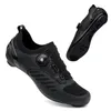 Zapatos de ciclismo de diseñador Hombres Deportes Zapatos de bicicleta de carretera de tierra Zapatillas de ciclismo de velocidad plana Pisos Bicicleta de montaña Fazootwear SPD Tacos Zapatos 36-47 GAI