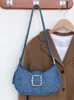 Vintage Handtassen Voor Vrouwen Halve Maan Lederen Hasp Schoudertas Crossbody Tas Luxe Designer Dames Onderarmtassen Hobo Mode 240227