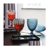 ワイングラスレトロカップ彫刻耐熱ガラスの彫刻装飾ガラスのためのグラス
