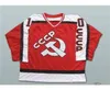 CEUF 20 Vladislav Tretiak Jersey CCCP Pavel Bure 10 Rysk Hockey Jersey Custom Any Name Number6169470