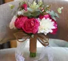 Fiori artificiali di seta primaverile Bouquet da sposa Decorazione domestica Bouquet da sposa peonia Fornitore 20229903605