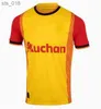 Fotbollströjor Maillot RC Lens Home Yellow Saint-Barbe Special Kakuta Openda Ganago Sotoca Fofana Football Shirt 2023 2024 Hommes Enfants Kids Notre Sang EstorH2434