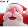 10x5mH (33x16.5ft) With blower Attractive Durable Giant Xmas Inflatable Christmas Arch With Santa Claus Entry Gate Archway for Event Decoration