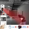 Çift ekranlı bebek monitörü ile wifi kamera kapalı mini ptz güvenlik ip cctv gözetim kameraları