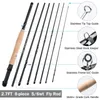 Goture 8Section Travel Fly Fishing Rod Combo 56 Stream Kit With Reel Line Lure Full Set Tackle For 240223
