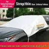 Förhindra Snow Ice Sun Shade Dust Frost Freezing Car Windshield Protector Cover Universal för Auto X3C4 V2S1 -uppgradering