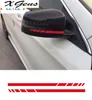 1Pair Car BACKE View Mirror Sticker Reflective Decal Vinyl Sticker Decal Stripe Sticker för en C E -klass W204 W2122541418