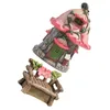 Tuindecoratie Fairy House Standbeeld Desktop Ornament Stoel Decor Hars Po Prop Home Layout Simulatie Stoelen