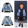 Jackor 2021 Autumn Casual Children Boys Coats barn Baseballkläder Flight Jacket Baby Colored Girls Jackets15219850