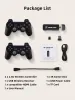 Consoles Data Frog Y5 Lite Games Retro Game Console 4K HD Video Game Console 2.4G Double Wireless Controller Game Stick för PSP PS1 GBA