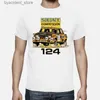 T-shirt da uomo Vendita calda Classic Spagna Cartoon Car S E A T 124 2100 GR.5 T Shirt.Nuova maglietta da uomo casual a maniche corte con o-collo in cotone 100% L240304