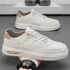 Loopschoenen Mannen Comfort Platte Ademend Wit Kaki Zwarte Schoenen Heren Trainers Sport Sneakers Maat 39-44 GAI Color12