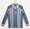 Maillots de football Angleterre Maillot de football rétro 1982 1994 1998 2002 1996 2008 1989 Maillots de football Kits occultants BECKHAM GASCOIGNE OWEN GERRARD BARNES