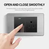 SMART HEMKONTROLL PSSRISE 2 WAY BRAZIL MEXICO US WALL LIGHT SWITCH ROINESLESS PANE PANE PUSH BUCKER POWER POWER 1/2/3/4/5/6 Gäng 118 74mm