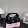 Y2K Borsa da sera di lusso da donna, borse piccole, borse firmate da ragazza, borsa a mezzaluna sotto le ascelle, mini borse a tracolla con design classico