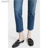 Women's Jeans Luxury Mother Jeans Brand Fashion Blue Waist Street Wide Leg Jean Female Trouser Straight Denim Pants Straight Leg Jeans 9-minute Stepped Legs 240304