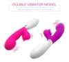 Tıbbi Silikon Çift Titreşim Klitoral G Spot Vibratörler Kadın İçin Seks Oyuncakları Kadın için Dildo Vibrator5670731