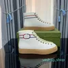 المصمم الفاخر Shoessneaker Canvas Classic Camel and Ebony Platform Menner Runner Tatic Sneakers