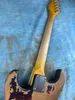 Make old-fashioned electric guitar, imported alder body, gold accessories, handwritten signature, stock, lightning-free shipping