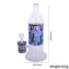 LED Creative detachable electronic glass hookah rechargeable Water Smoke Accessories with glass bowl