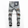 Jeans para mujer Jeans para hombre Diseñador Jeans lavados viejos Pantalones Letra del corazón para hombres Estilo largo 240304