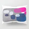 枕ベッドルームリビングルームソファ抽象性パーソナリティ幾何学的なライン塗装ウエスト枕カバー