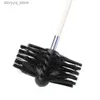 Brosses de nettoyage Brosse en Nylon avec 6 pièces tiges de tuyau flexibles à long manche pour cheminée bouilloire maison nettoyant Kit d'outils de nettoyage 77UDL240304