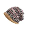 Bérets Météo Bonnet Chapeau Hiver Thermique Rétro Rayé Couleur Bloc Femme Avec Doublure En Polaire Épaisse Élégant Pour L'oreille