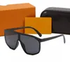 Designer de luxo óculos de sol homem mulher carta óculos unisex designer óculos de sol praia retro gafas