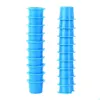 Stand And Racks 500Pcs Blue Yellow Plastic Tattoo Ink Cups Medium For Permanent Makeup Eyebrow Pigment Container Caps Disposable Dro Dh90L