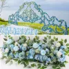 50cm DIY Artificial Flower Row Acanthosphere Eucalyptus Wedding Home Background Decor Flowers Rose Peony Hydrangea Plant Mix Arch Table Decoration 2024304