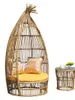 Camp Furniture Beach Rattan Sofa Garden Chair Indoor Art Round Bird's Nest Lounge