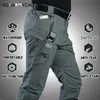 Mens Tactical Pants Multiple Pocket Elasticity Military Urban Tacitcal Trousers Men Waterproof Cargo Pant 6XL 240304