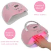 SUN X12 MAX 280W UV LED Nail Lamp With 4 Timer Setting 66LEDS Portable Dryer Professional For Nails 240229