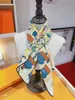 Scarves 2024 90cm Horse Wheel Twill Silk Scarf Fashion Neck Gaiter Shawl Square Women Hijab Luxury Bandana Neckerchief Head