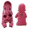 Dog Apparel Puppy Raincoat Water-resistant Overalls Waterproof Clothes Reflective Small Dogs Rain Jumpsuit Pet Accessories