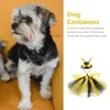 Hondenkleding Bijenhoed Huisdier Cosplaykleding Jurken Klein kostuum Mesh Halloween voor honden